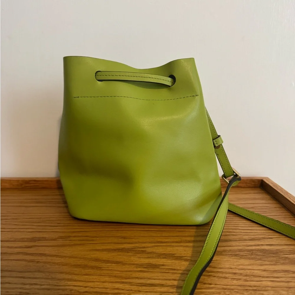 Lodis Vibrant Green Mini Bucket Bag - Picture 2 of 5